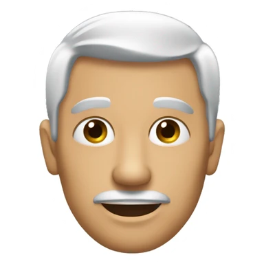 Hombre con la mandíbula marcada alzando la ceja  sticker