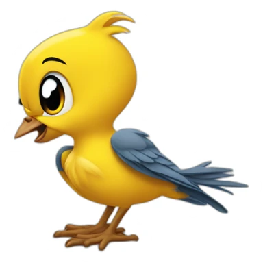 looney tunes tweety sticker