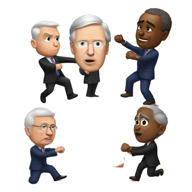 McConnell fighting Schumer  sticker