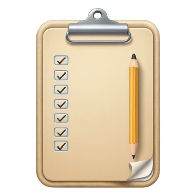 beige to do list without pencil sticker