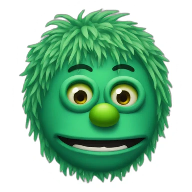 muppet cyclope green  sticker