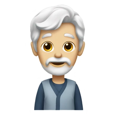 White shpitz  sticker