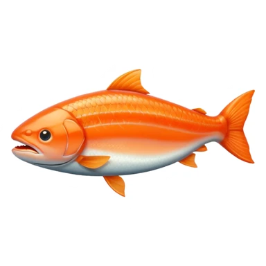 salmon fish sticker