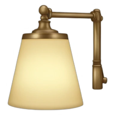 Une lampe avec un abat jour décoré avec des punaises de lit sticker