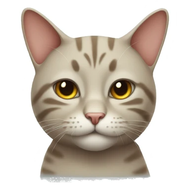 Smug cat sticker