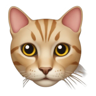 A skinless cat sticker