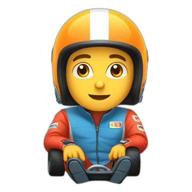kart driver sticker