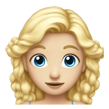 Fairy with Blue eyes and blond hair sticker
