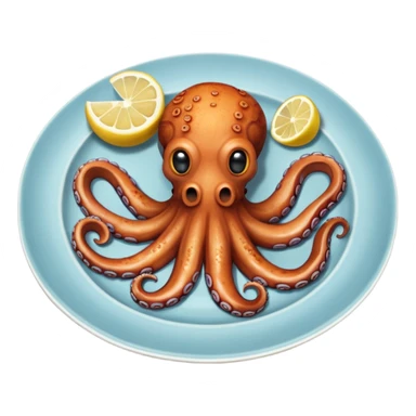 octopus meal sticker