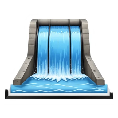 water dam sticker