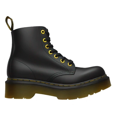 Platform doc martens sticker