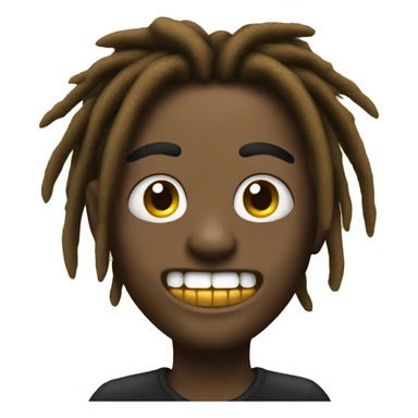 Gold Teeth And Dreads sticker