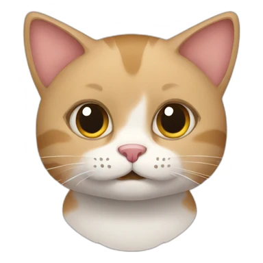 Cat with six apps  sticker