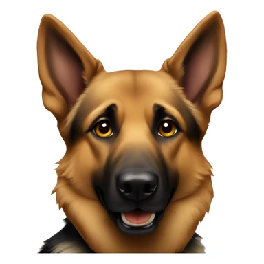 Sable German shepherd sticker