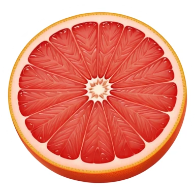 red grapefruit sticker