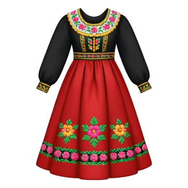 Bunad dress sticker