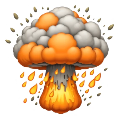 Atomic bomb explosion  sticker