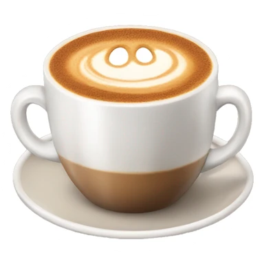 A cappuccino  sticker