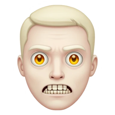 Scary men by yellow chilli pepper sticker