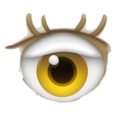 Cara ojos de lineas y boca linea mas mano abierta delante sticker