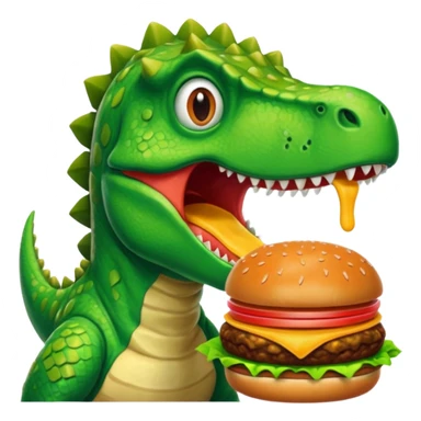 Dinosaur at McDonald’s sticker