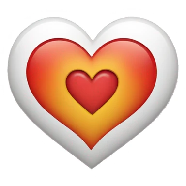 heart with the letter N+S inside of the heart sticker