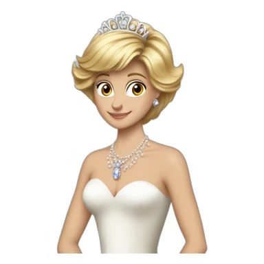 princess diana's fursona sticker