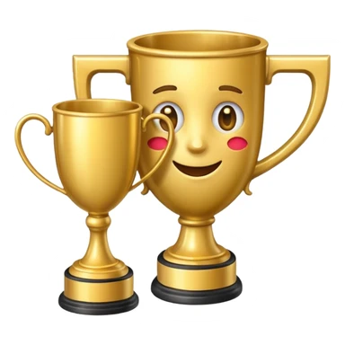 EMOJI WITH WIN CUP sticker