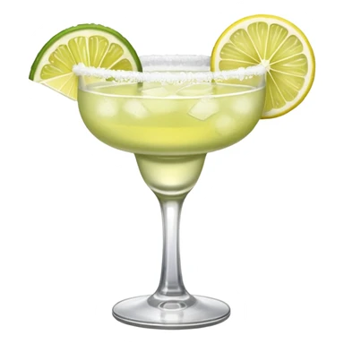 a classic margarita cocktail only one lemon  sticker