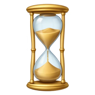 hourglass sticker