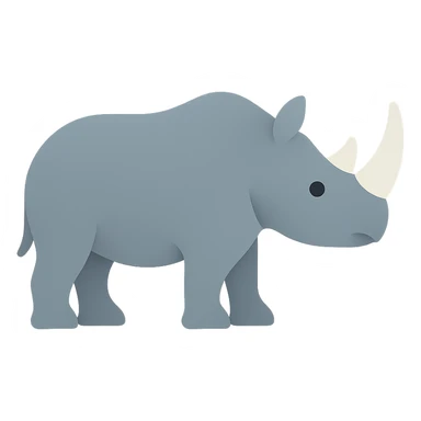 Rhino sticker