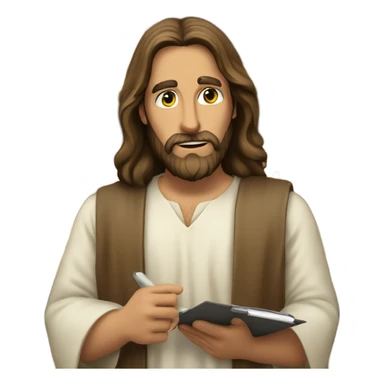 Jesus christ taking inventory sticker