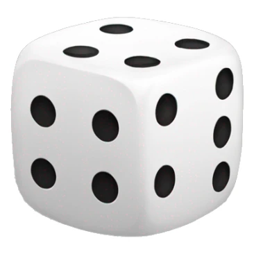 a pair of dice sticker