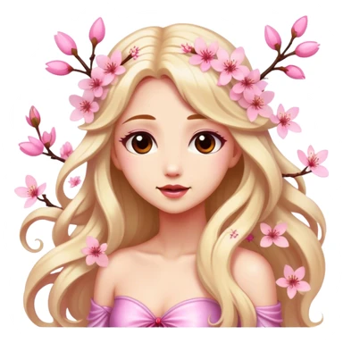 Cherry Blossom Fairy sticker