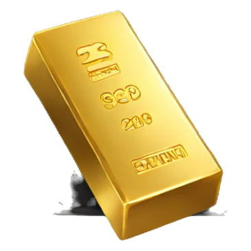 gold bars in wallet sticker