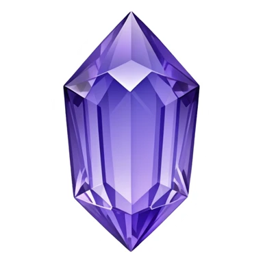 Tanzanite crystal purple sticker