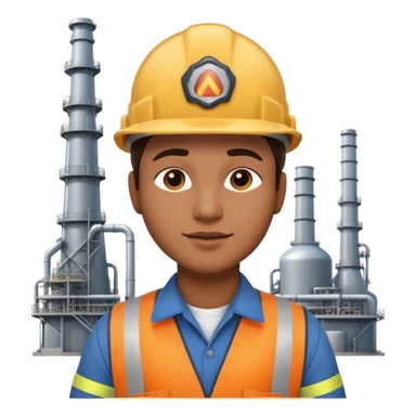 oil refinery worker sticker