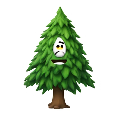 christmas tree dropping the leaves and looking wiltered without water  sticker