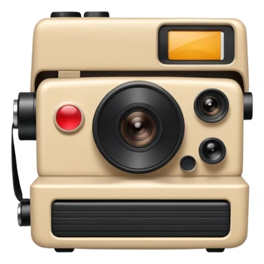Instant film camera sticker