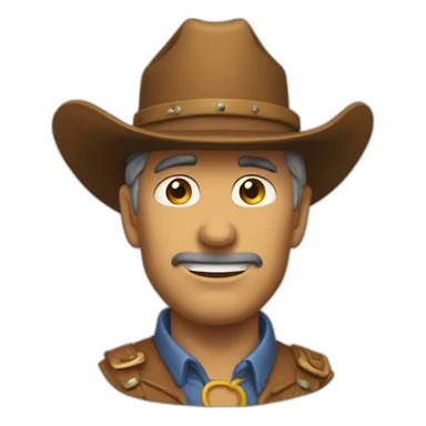 Haguar D. Sauro, a man with cowboy’s hat in One Pièce sticker