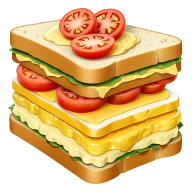 Egg salad sandwich sticker