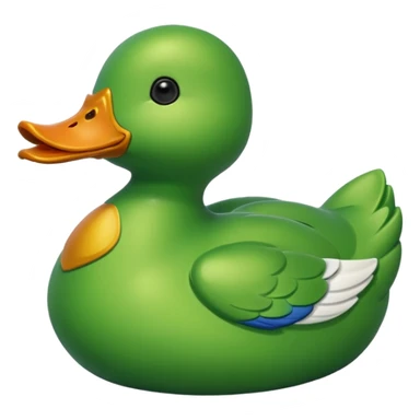 green duck sticker