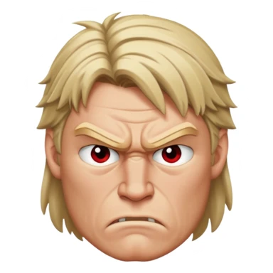 thorfinn angry face  sticker