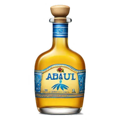 Clase azul tequila bottle sticker