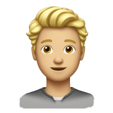 Garçon meche blond sticker