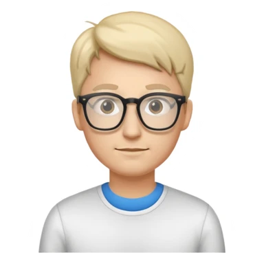 tech lead with glasses thin body sticker