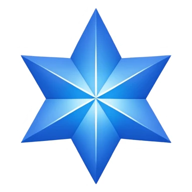 11 corner blue star with white tick on it sticker