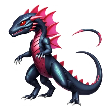 Shiny Exotic epic Salandit-Genesect-Koraidon-Fakémon-hybrid-creature (full body)  sticker