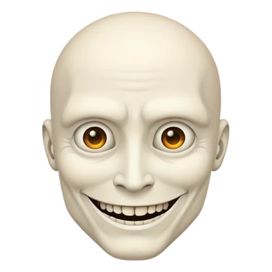 Titan with creepy smile sticker