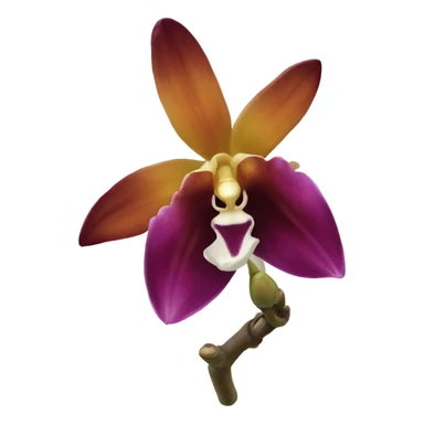 dendrobium officinale flower  sticker